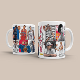 Allen Iverson The Answer Iconic NBA Moments 3D Doodle Art - 11oz Ceramic Mug